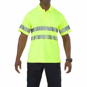 5.11 TACTICAL High-Visibility Short Sleeve Polo - HIGH VIS YELLOW