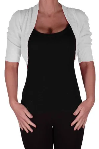 Kara Short Sleeve Knitted Shrugs