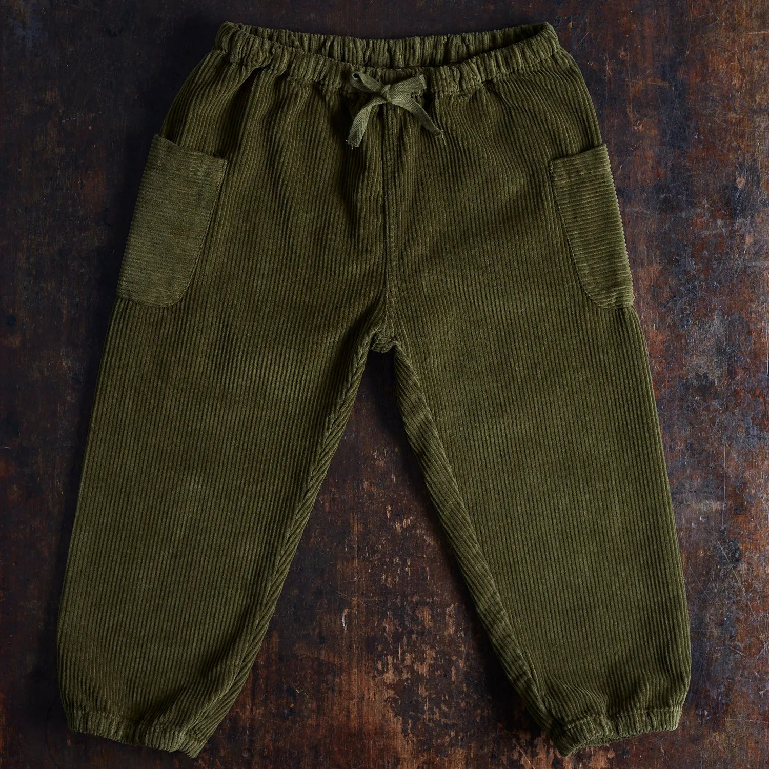 Linden Trousers - Cotton Corduroy - Thyme