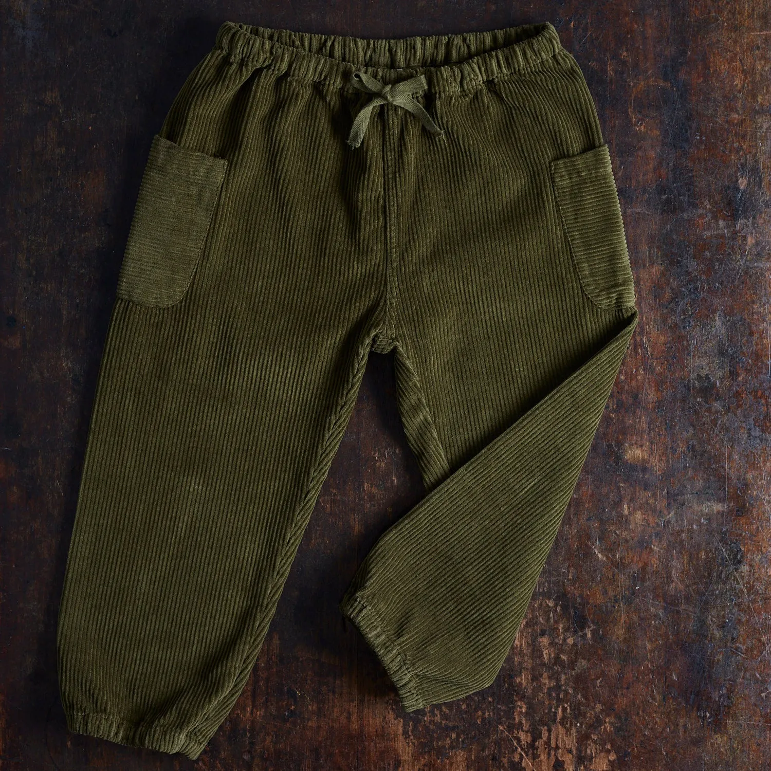 Linden Trousers - Cotton Corduroy - Thyme