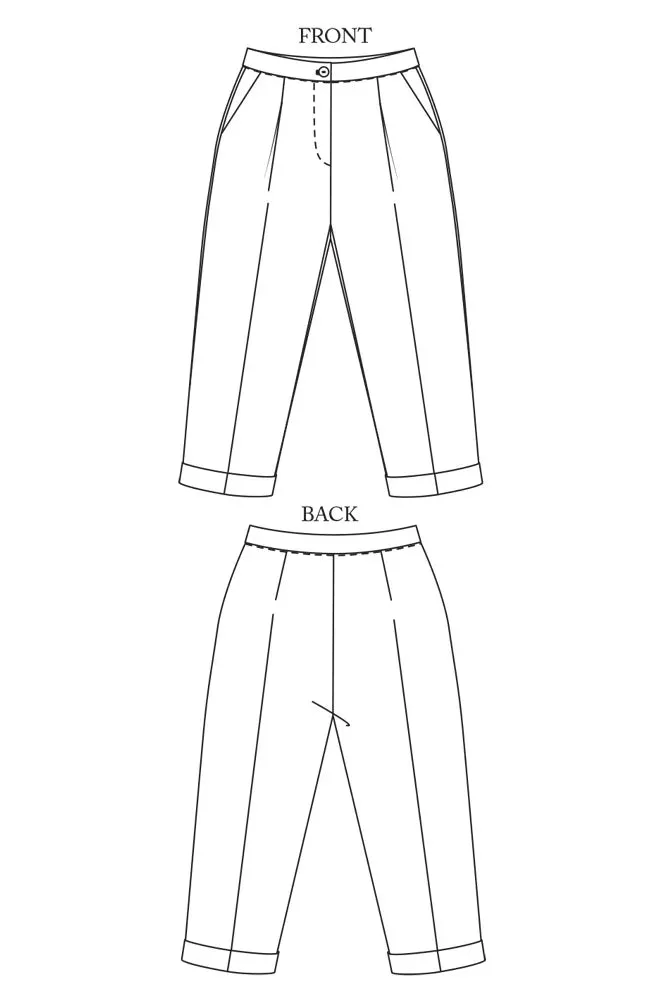 PDF Pattern - Pegs Trousers  | Merchant & Mills