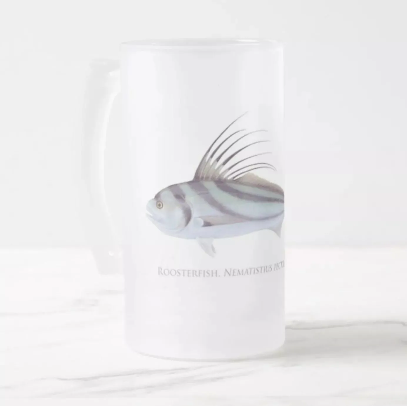 Roosterfish - Frosted Glass Stein