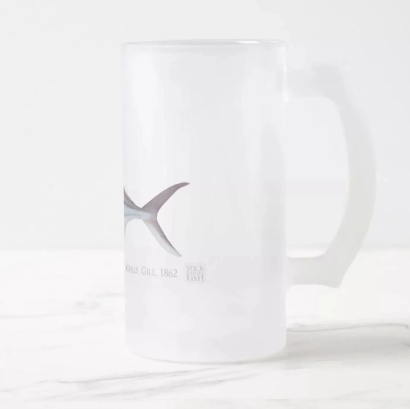 Roosterfish - Frosted Glass Stein