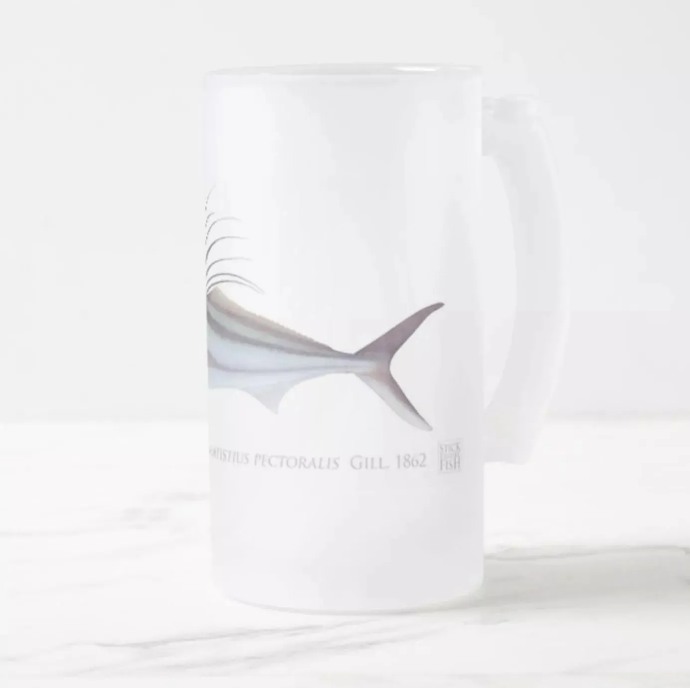Roosterfish - Frosted Glass Stein