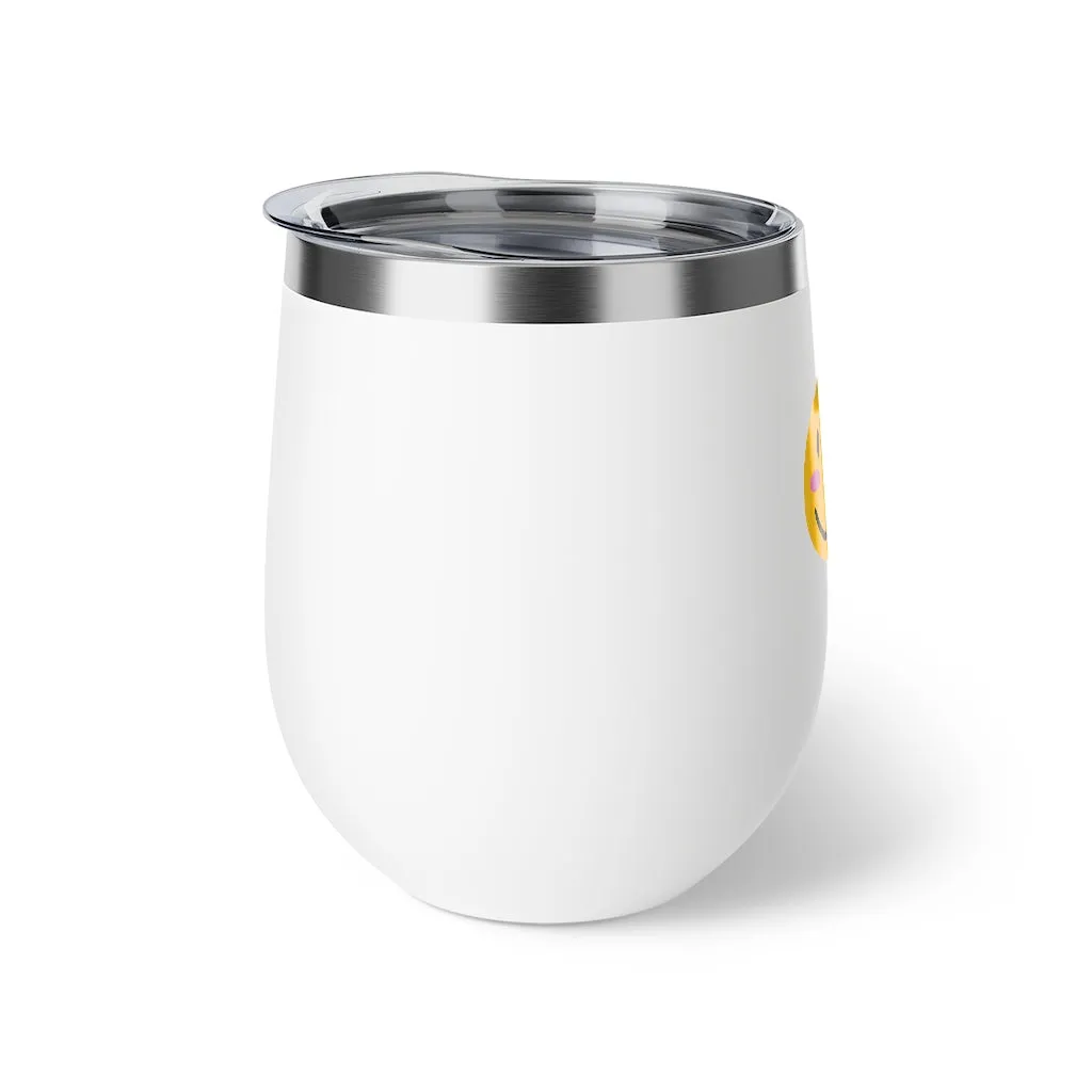 Smile Wine Tumbler-White
